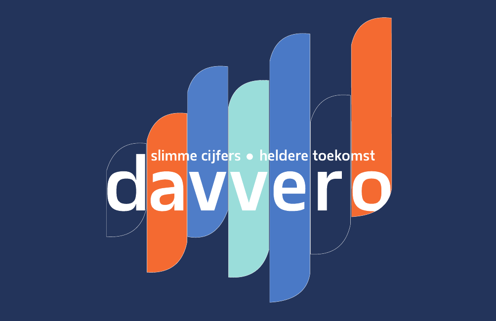 Davvero logo met de pay-off slimme cijfers, heldere toekomst